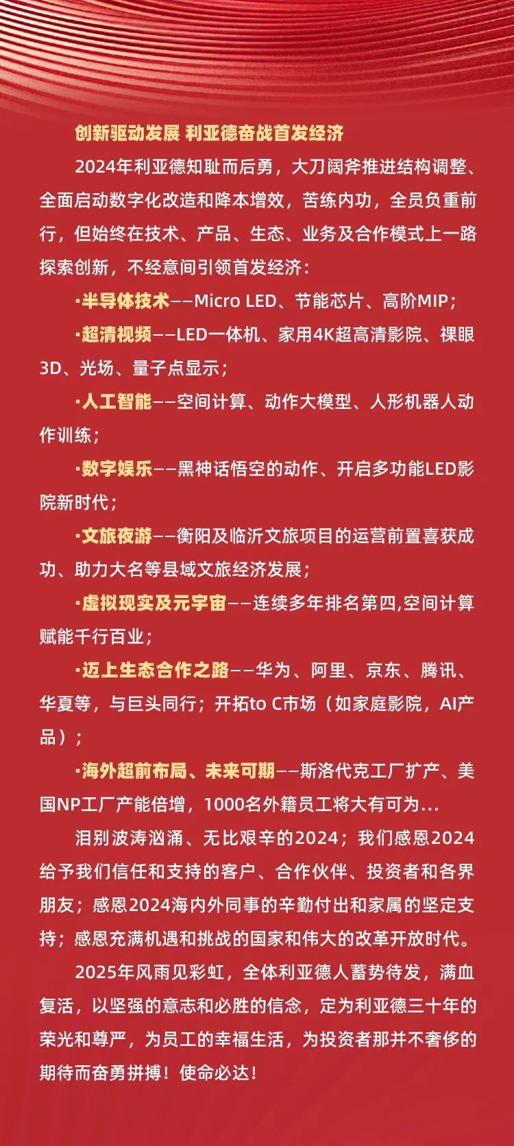 利亞德2024年十大新聞