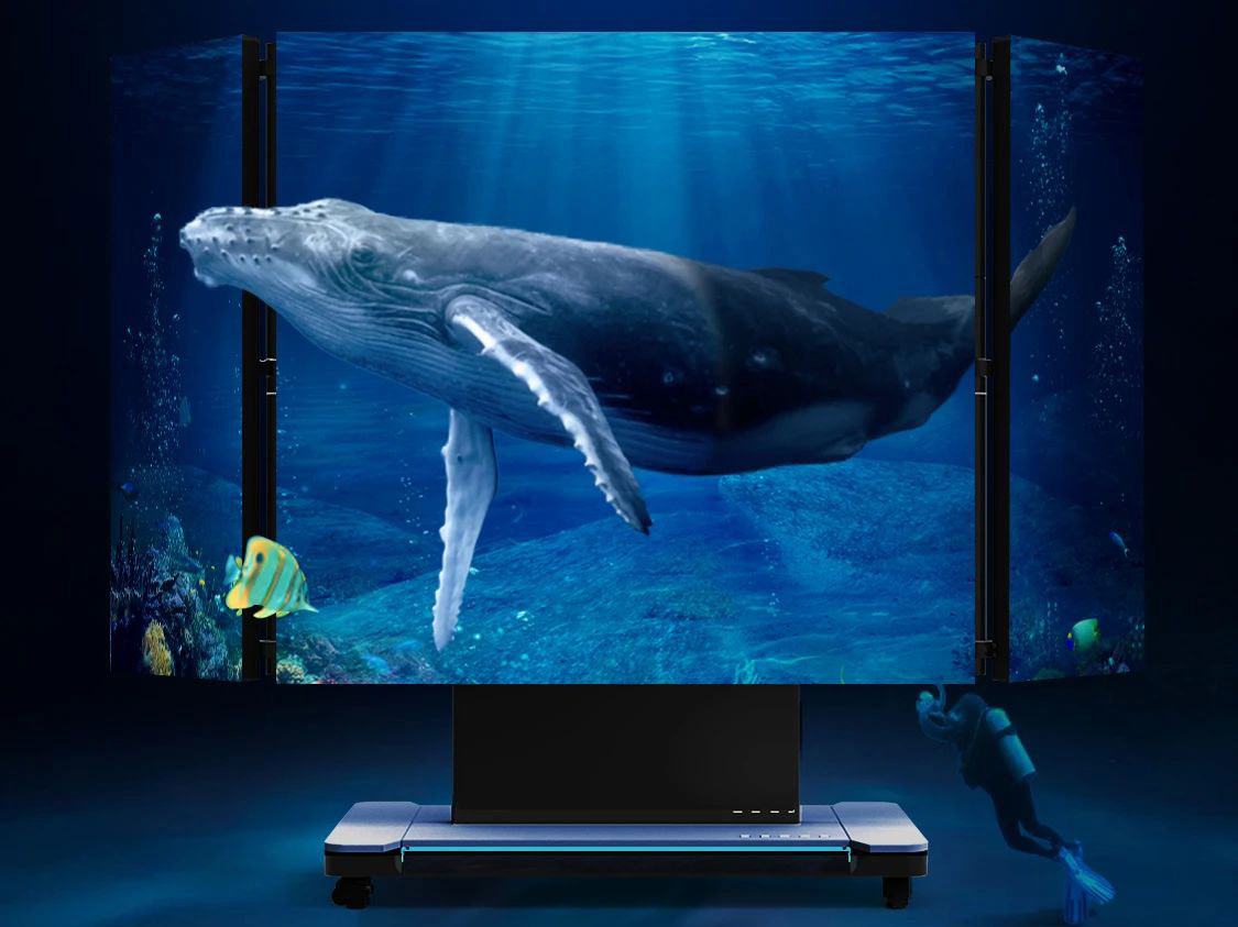 利亞德全新一代3D折疊屏首秀北京教育裝備展，開啟智慧教育多維交互時代